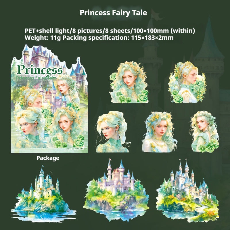 Journal sticker packs (Princess Castle)