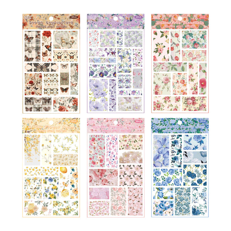 Journal Sticker Pack (Morning Blossoms and Evening Plucks Series）