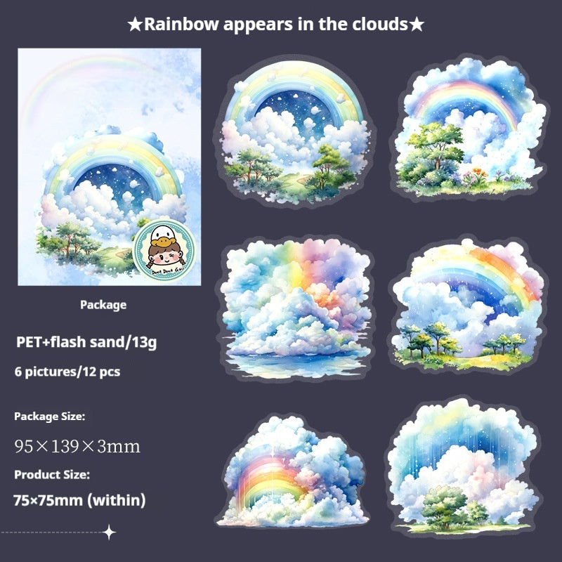 Journal sticker packs （rainbow）