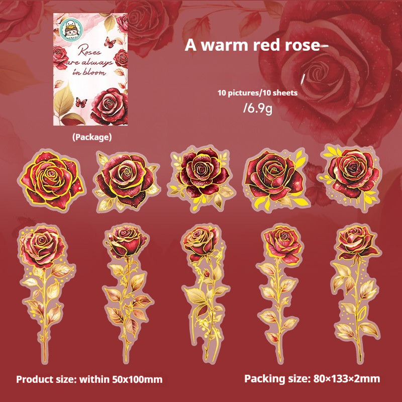 Journal sticker packs (Rose)