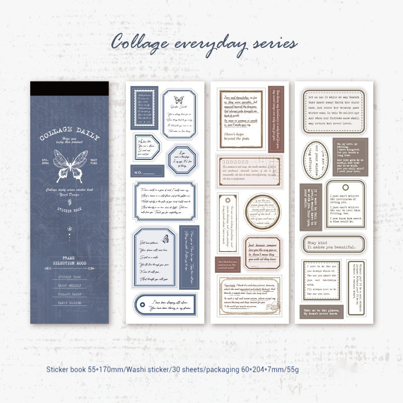 Journal sticker book