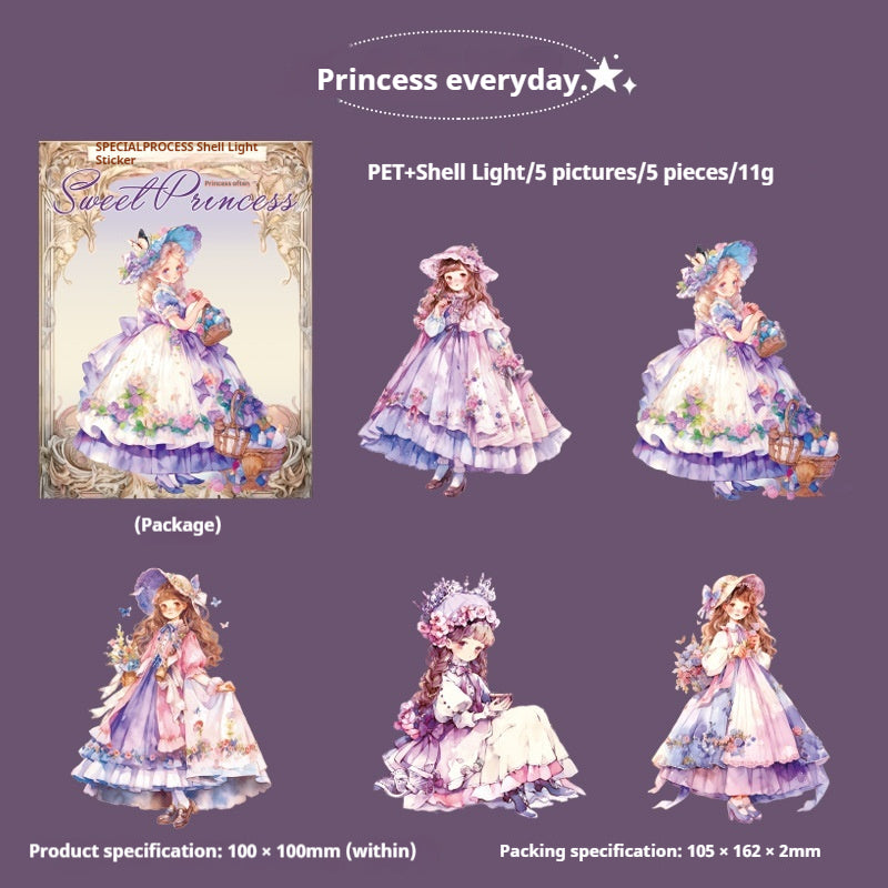 Journal sticker packs (Sweet Princess)