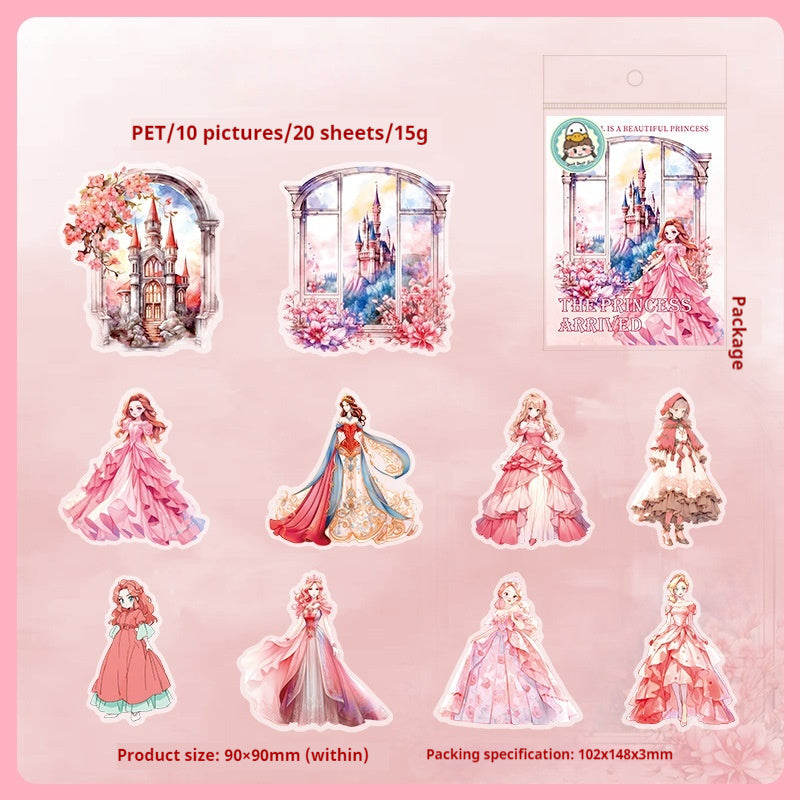 Journal sticker packs (Fairytale Princess)