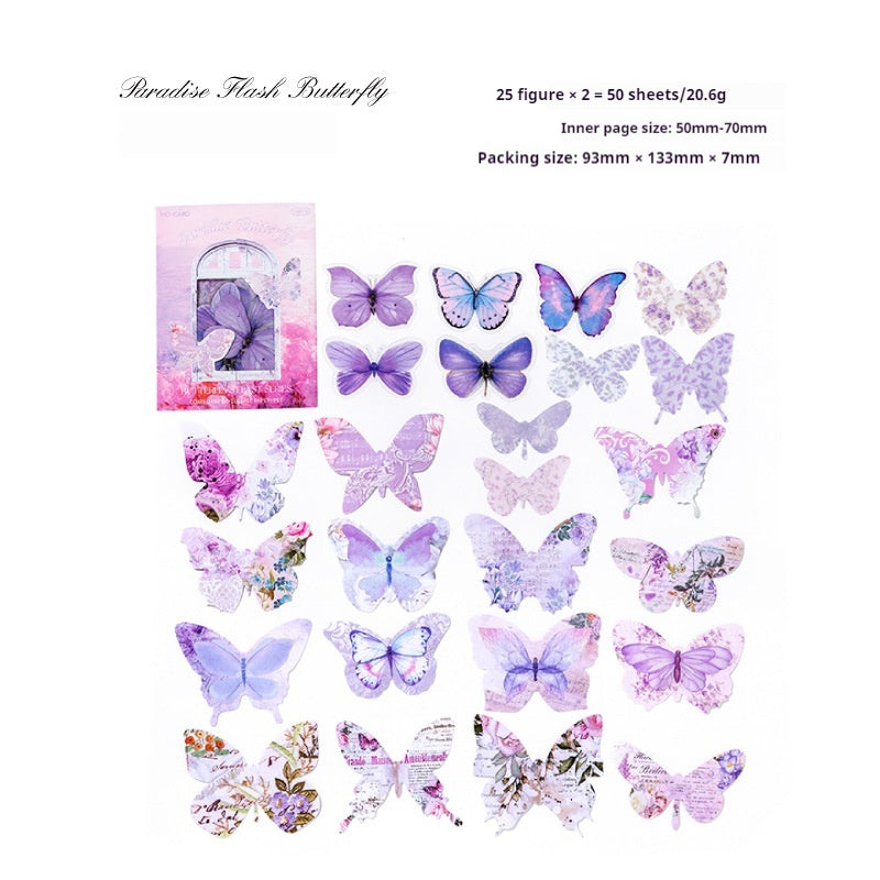 Journal sticker packs (butterfly)