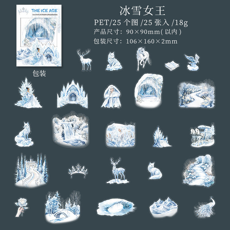 Journal sticker packs (Winter Forest)