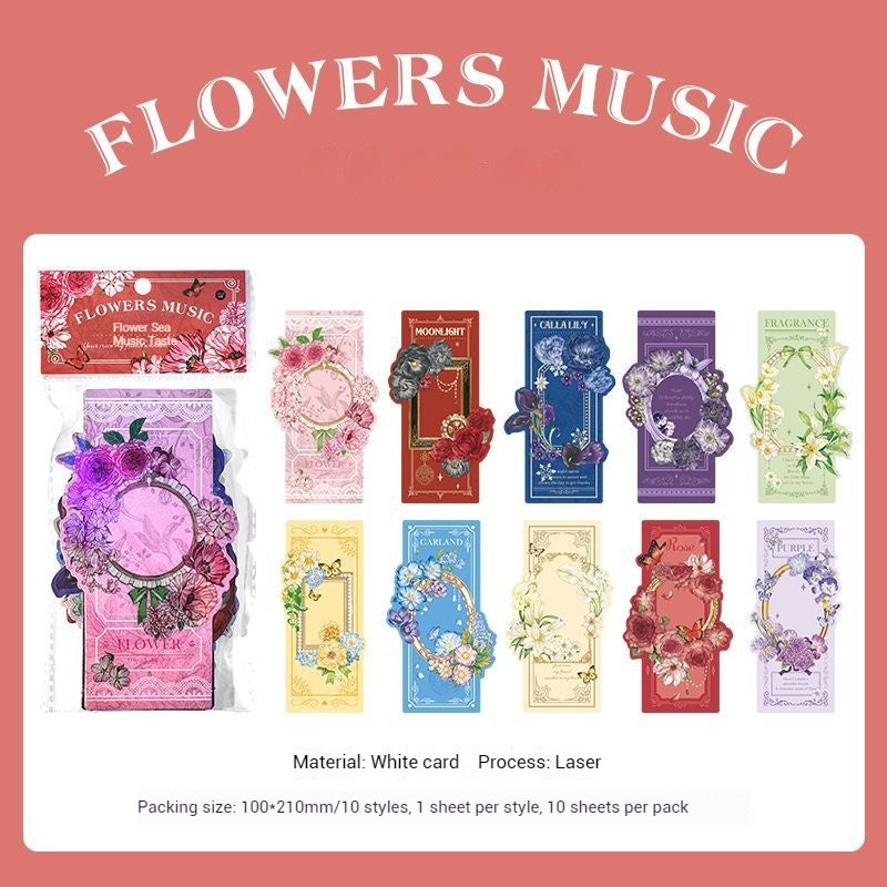 Journal paper packs (Laser Flowers）