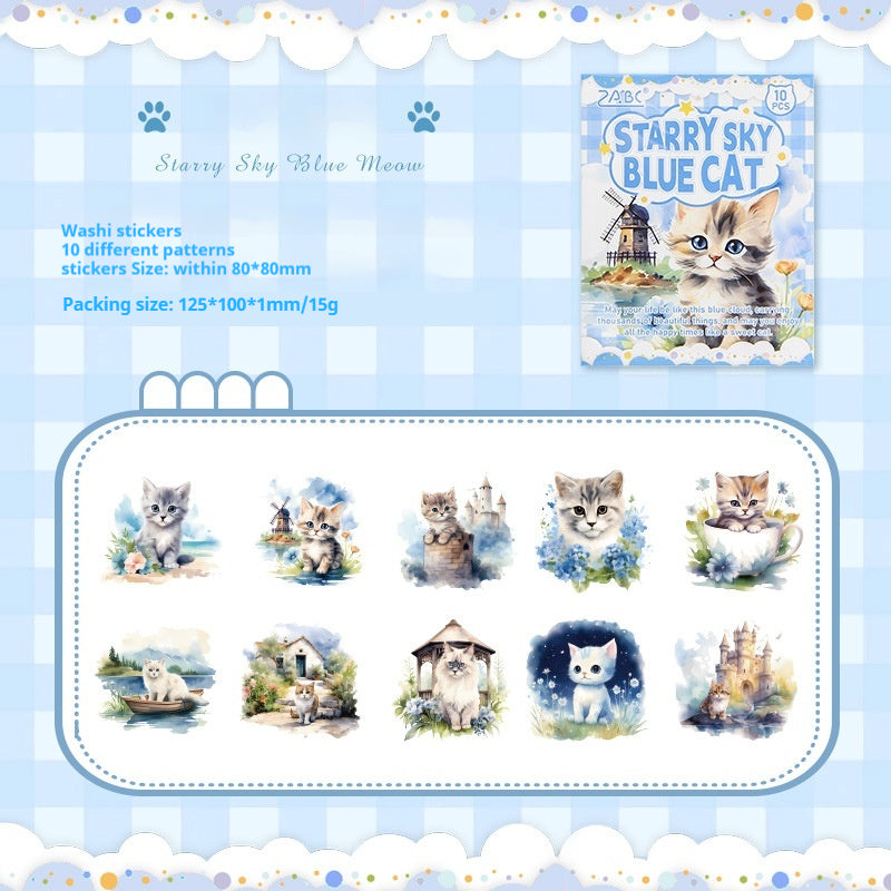 Journal sticker packs (cat)