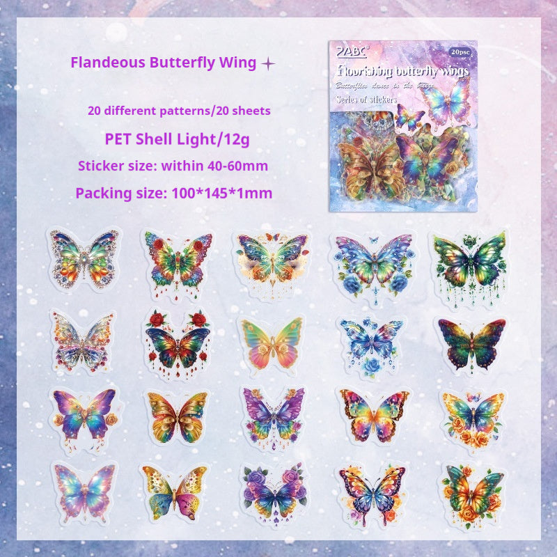 Journal sticker packs (Butterfly)