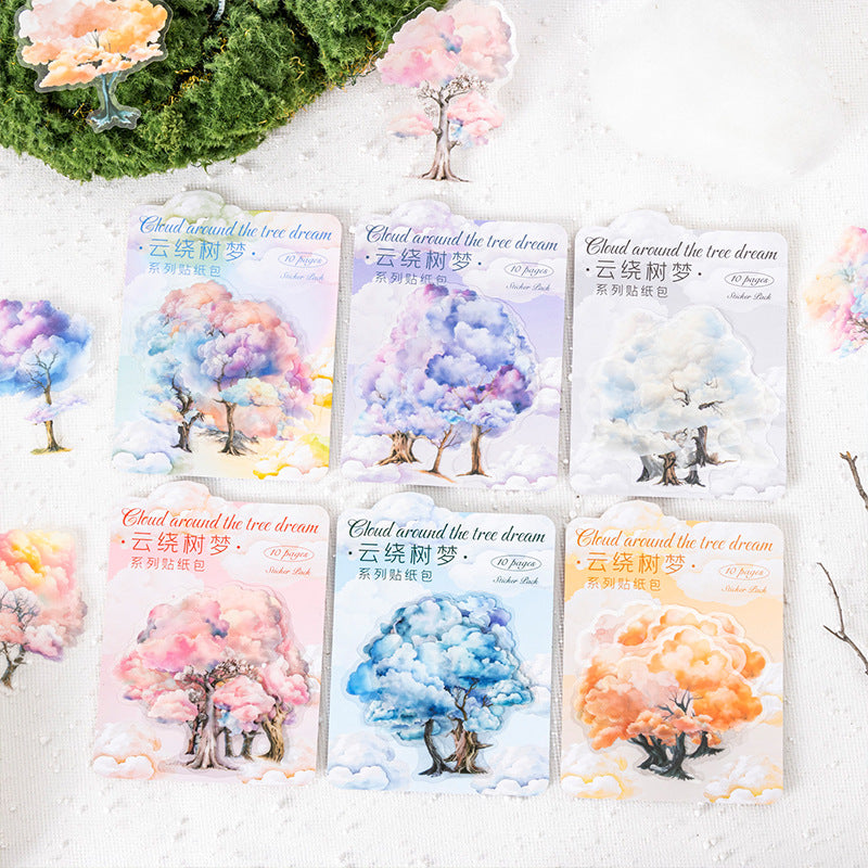 Journal sticker packs (Cloud Tree)