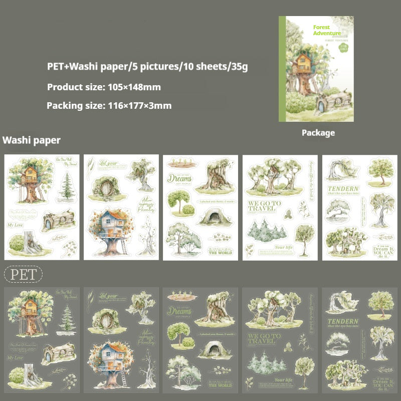 Journal sticker book (Forest Theme)