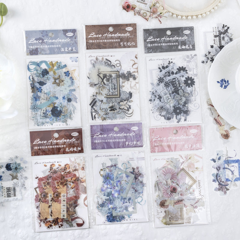 Journal sticker packs (Lace)