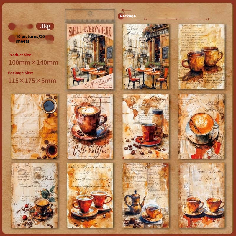 Journal paper packs (coffee)