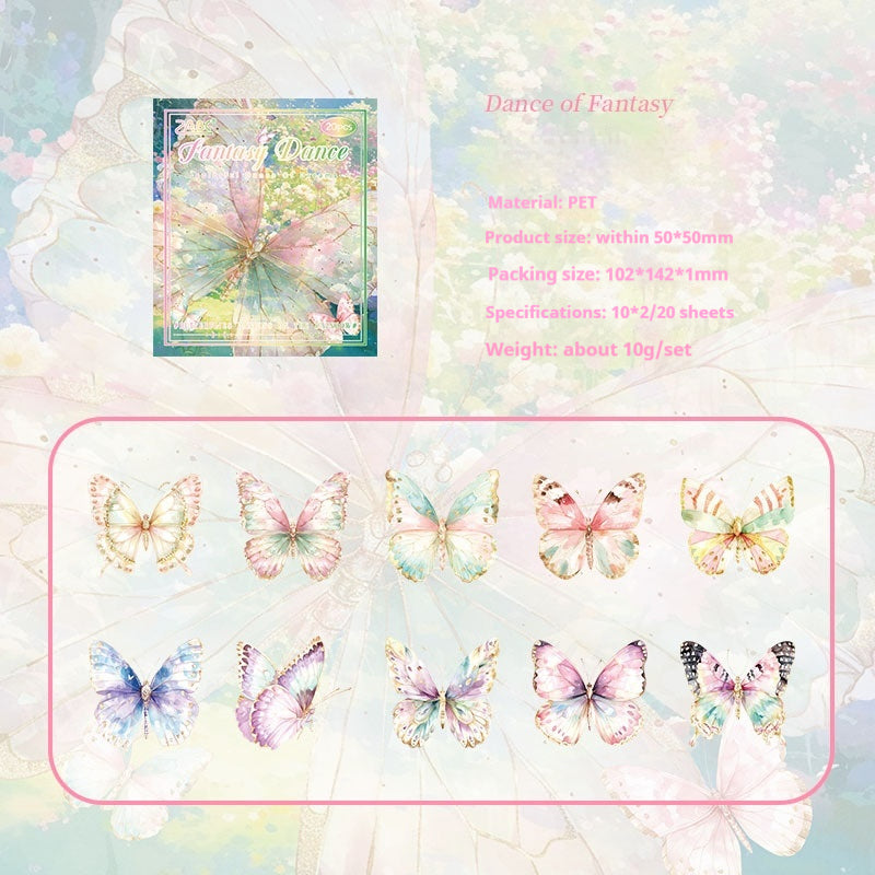 Journal sticker packs (butterfly)