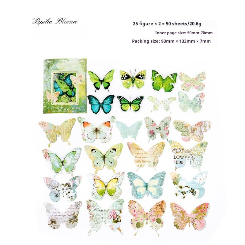 Journal sticker packs (butterfly)