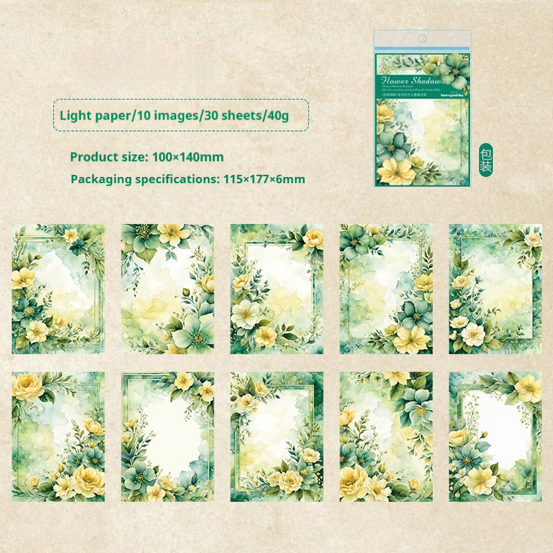 Journal paper packs (flower)