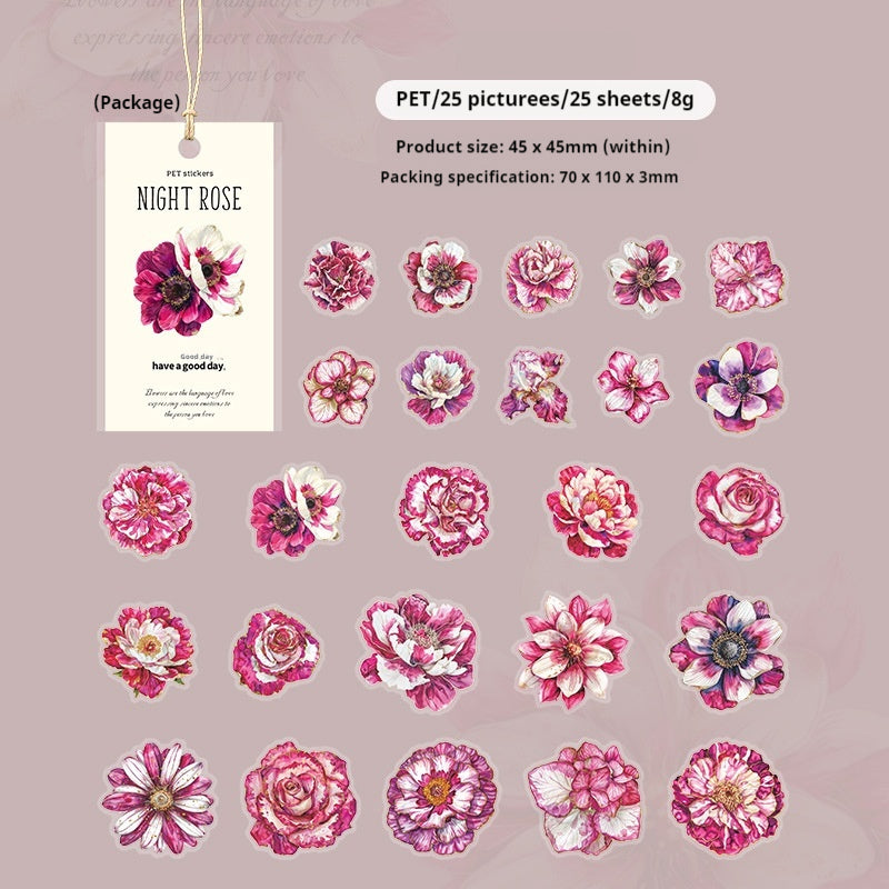 journal sticker packs (flower)