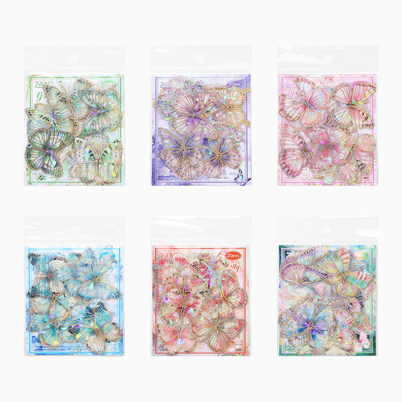 Journal sticker packs (butterfly)