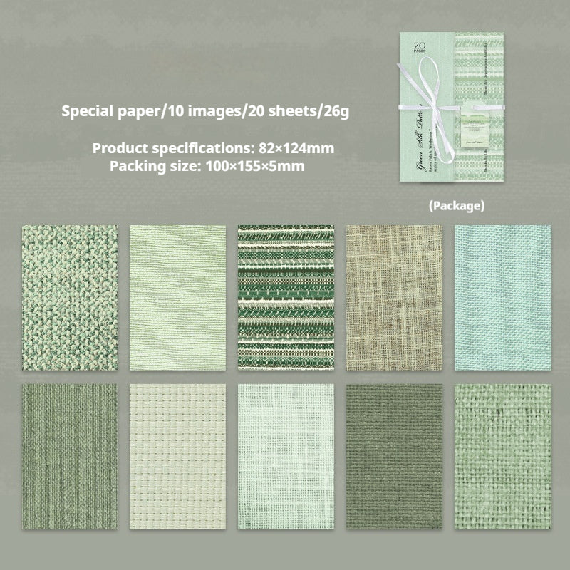 Journal paper packs (Textured paper) 20sheets/pack