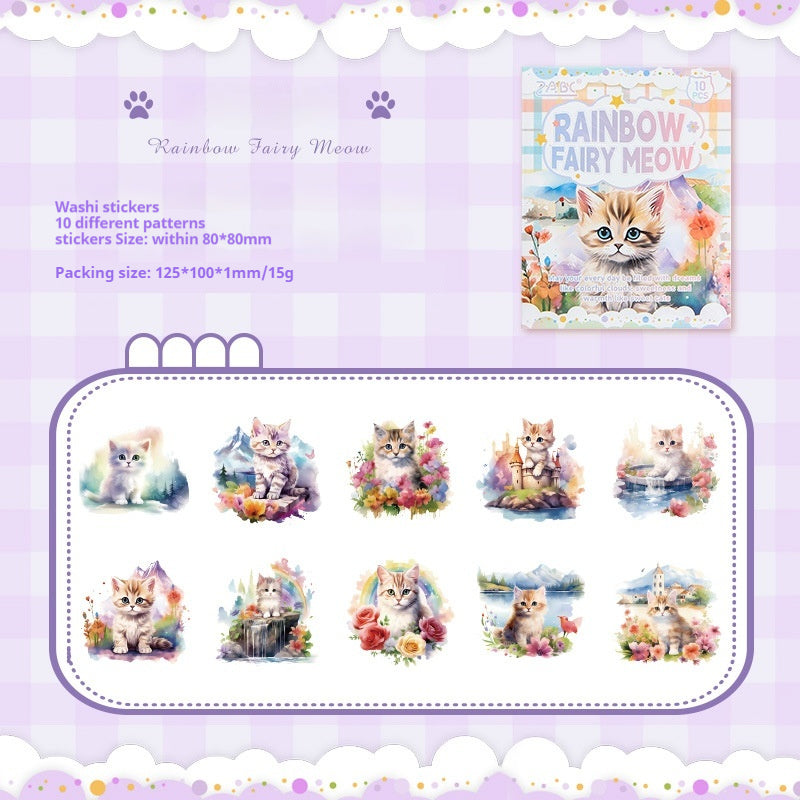 Journal sticker packs (cat)