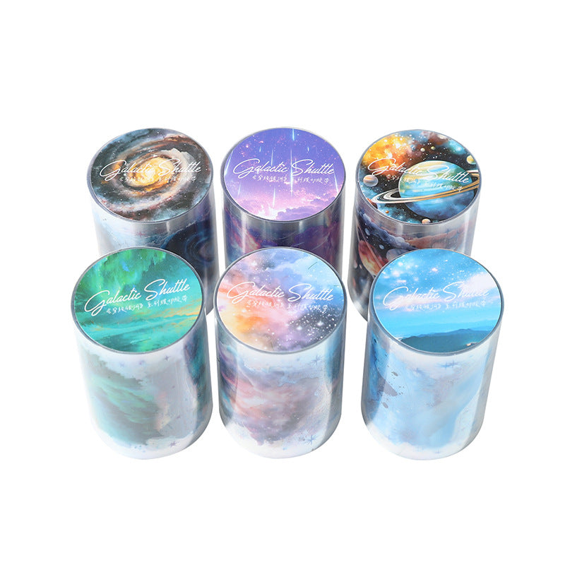 Journal PET tape (Universe Galaxy Theme) 60mm*2m/roll