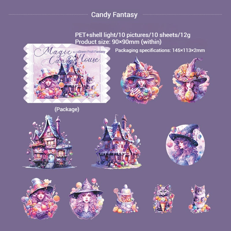 Journal sticker packs （Magic Candy House）