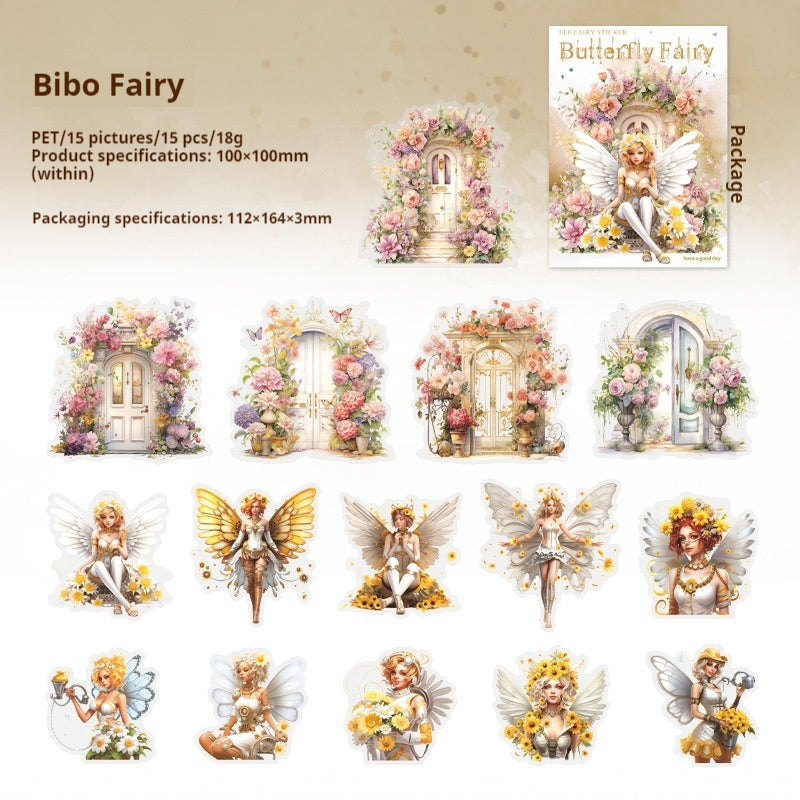 Journal sticker packs (Butterfly Fairy）