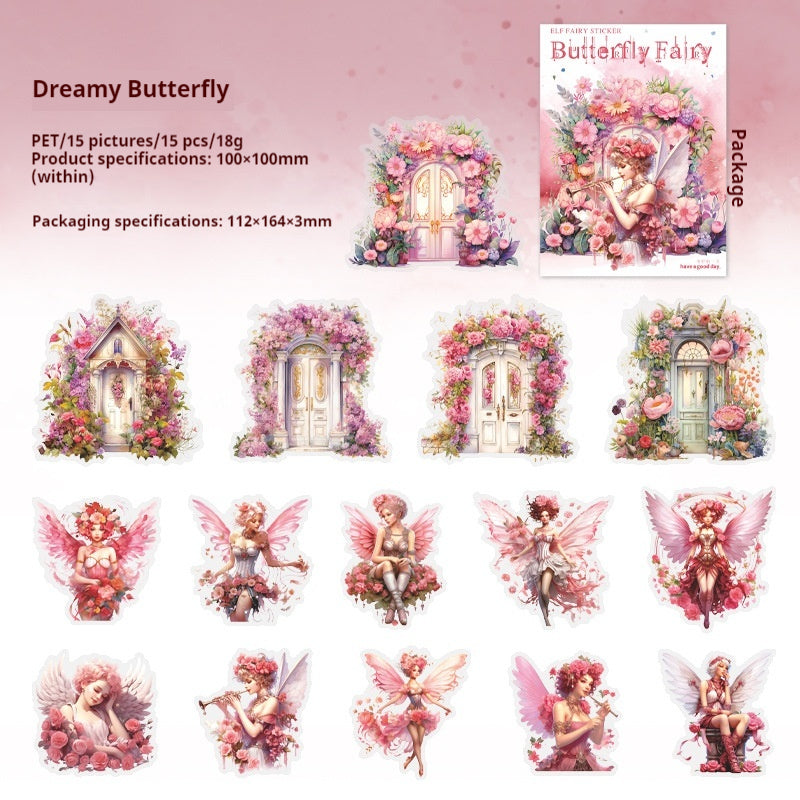 Journal sticker packs (Butterfly Fairy）