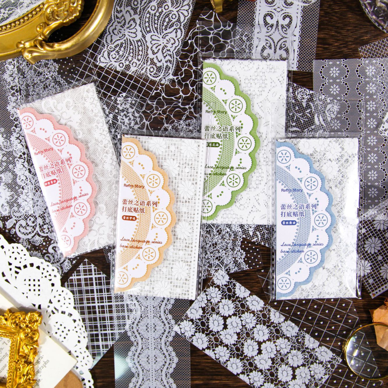 Journal Sticker(Lace Language Series)