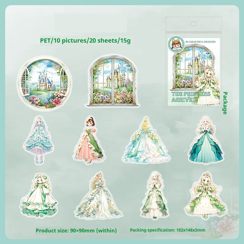 Journal sticker packs (Fairytale Princess)