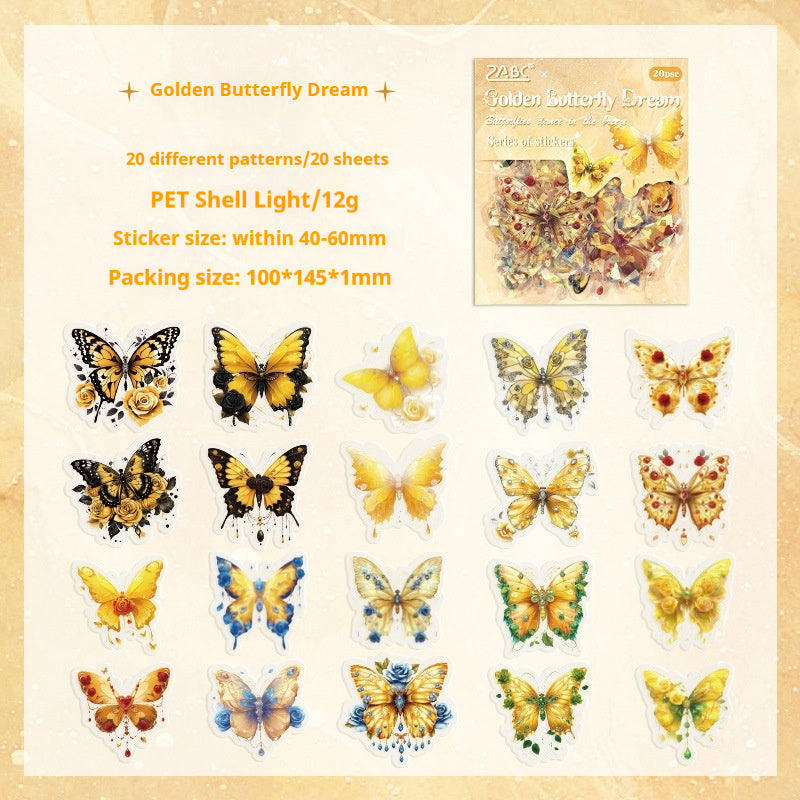 Journal sticker packs (Butterfly)