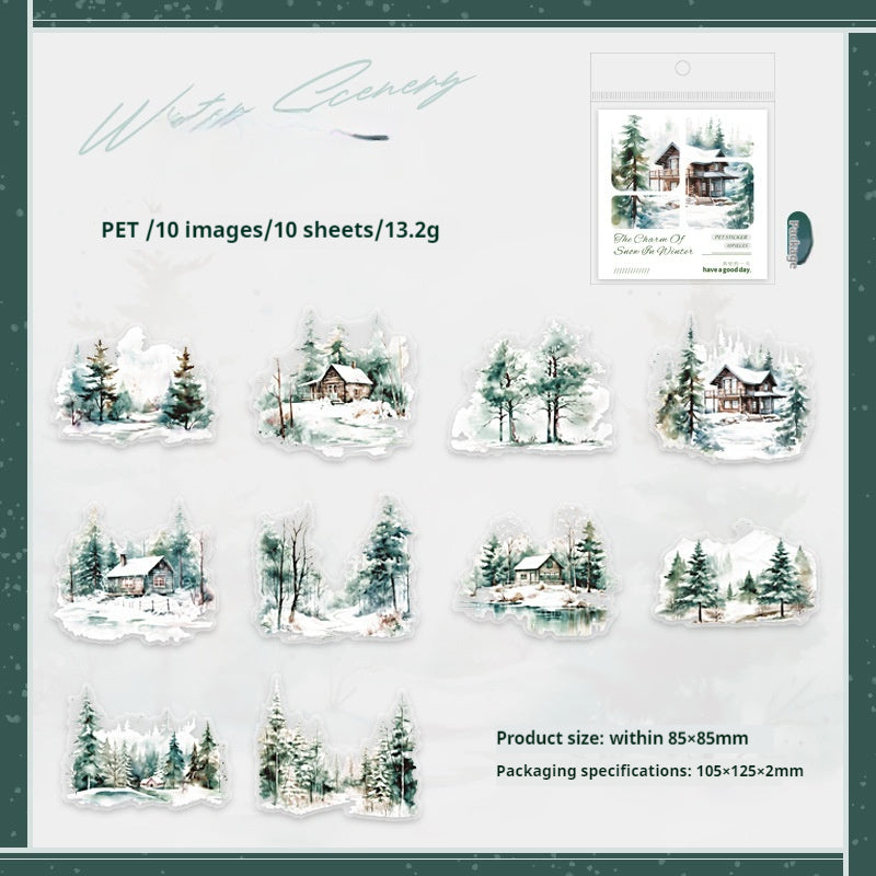 Journal sticker packs (Winter)