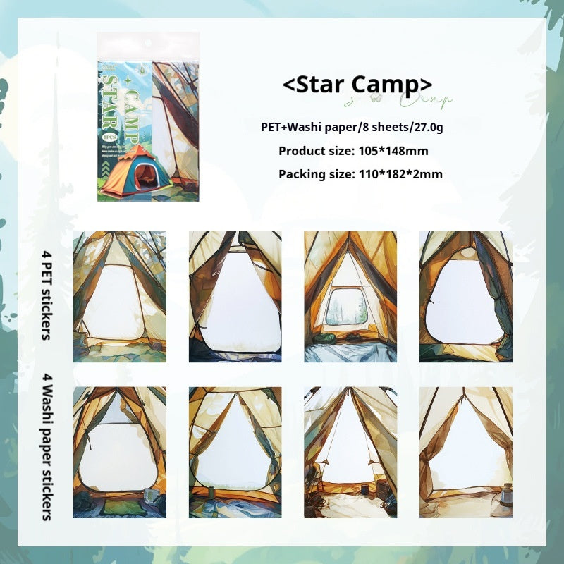 Journal sticker packs (tent)