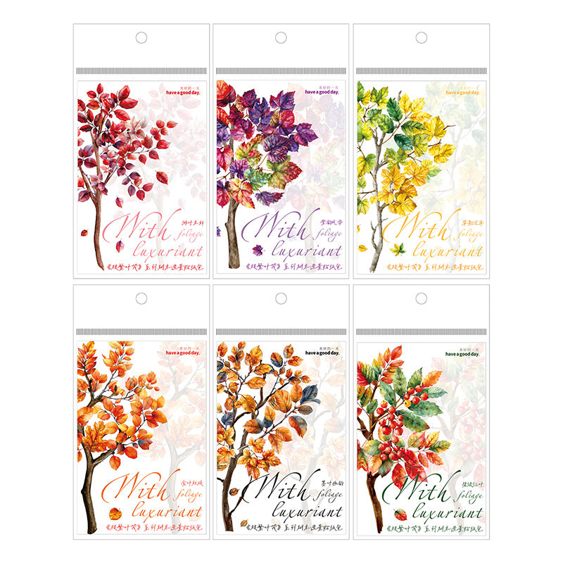 Journal sticker packs (Tree branches and leaves)