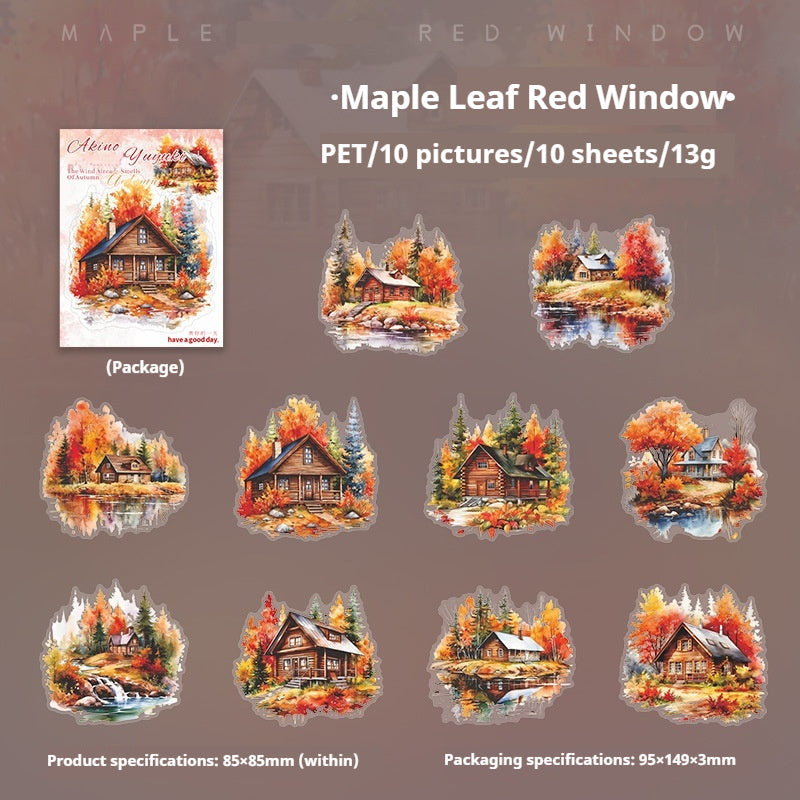 Journal sticker packs (Autumn scenery)