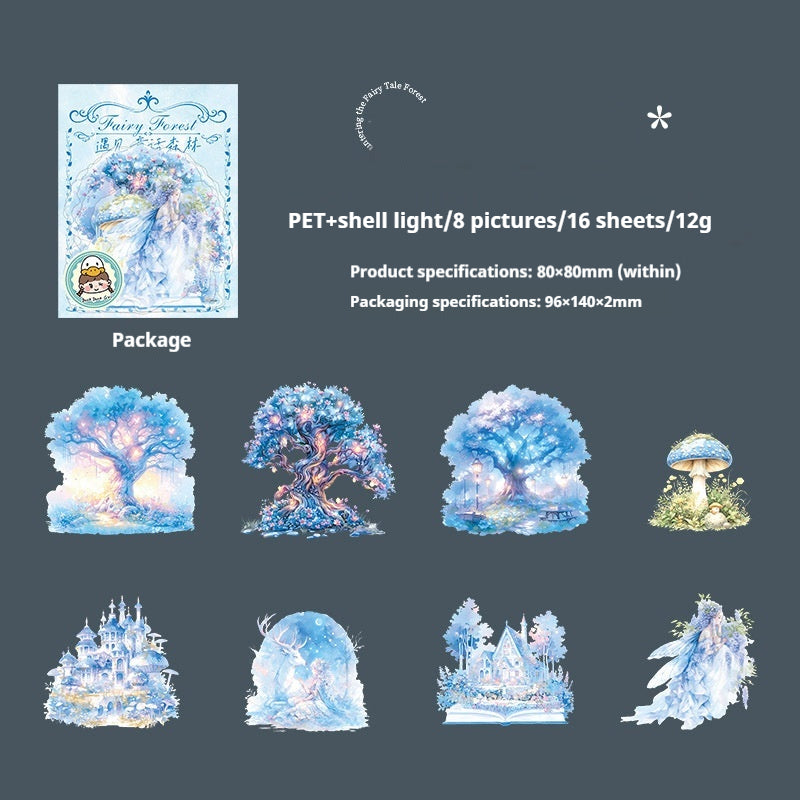 Journal sticker packs (Forest Fairy Tale)