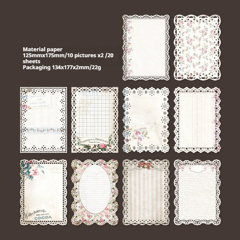 Journal paper packs (Lace)