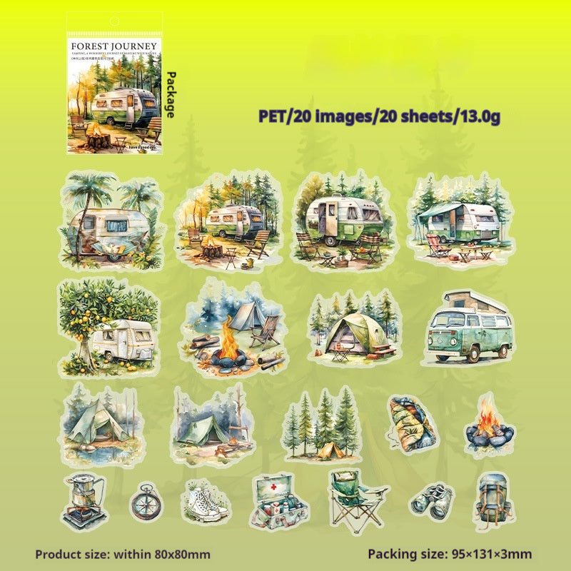 Journal sticker packs (Outdoor Landscape Series）