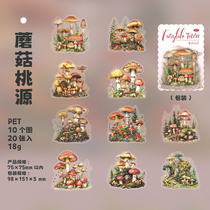 Journal sticker packs (Fairy Tale Town Series)