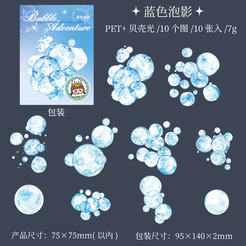 Journal sticker packs (Bubbles)