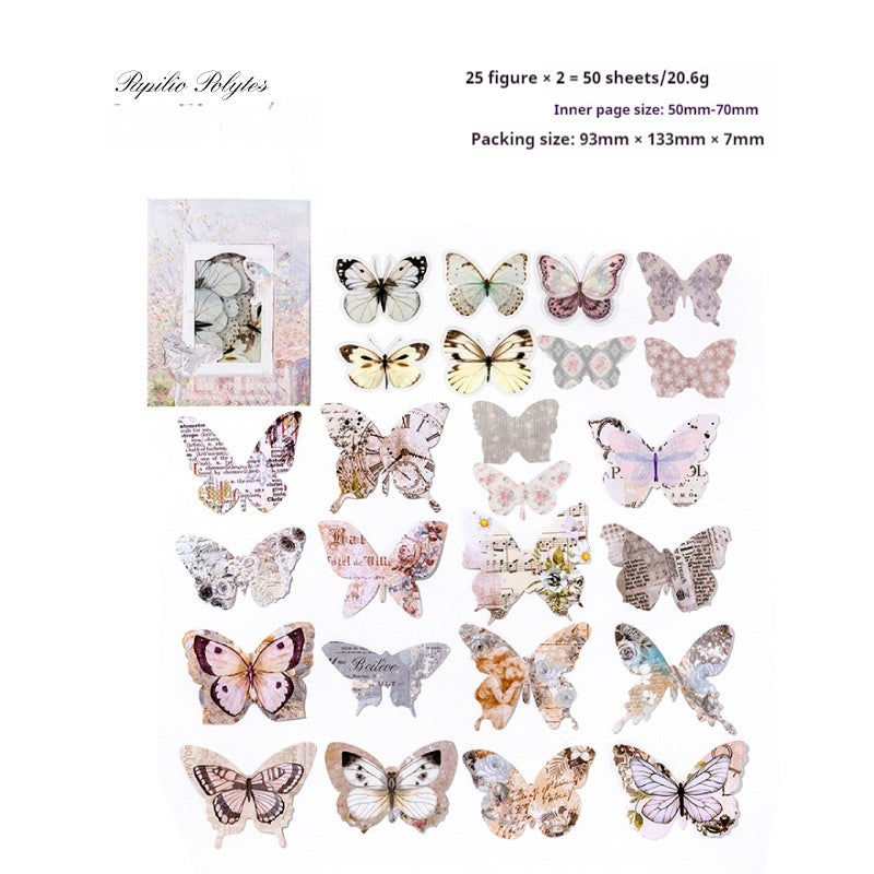 Journal sticker packs (butterfly)