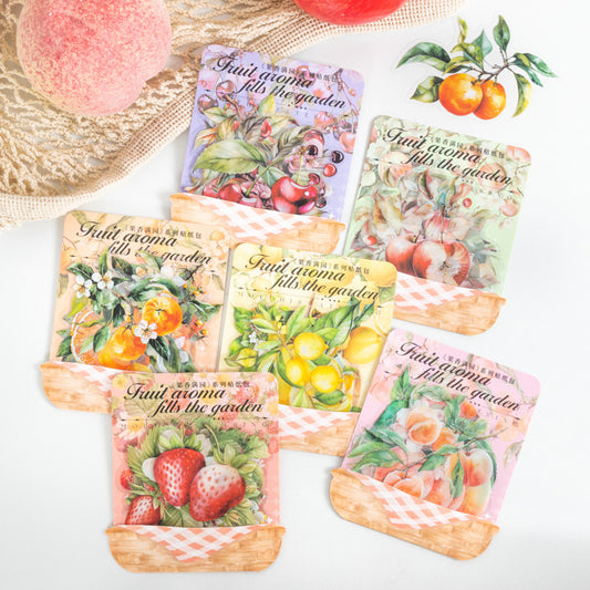 Journal sticker packs (fruit)