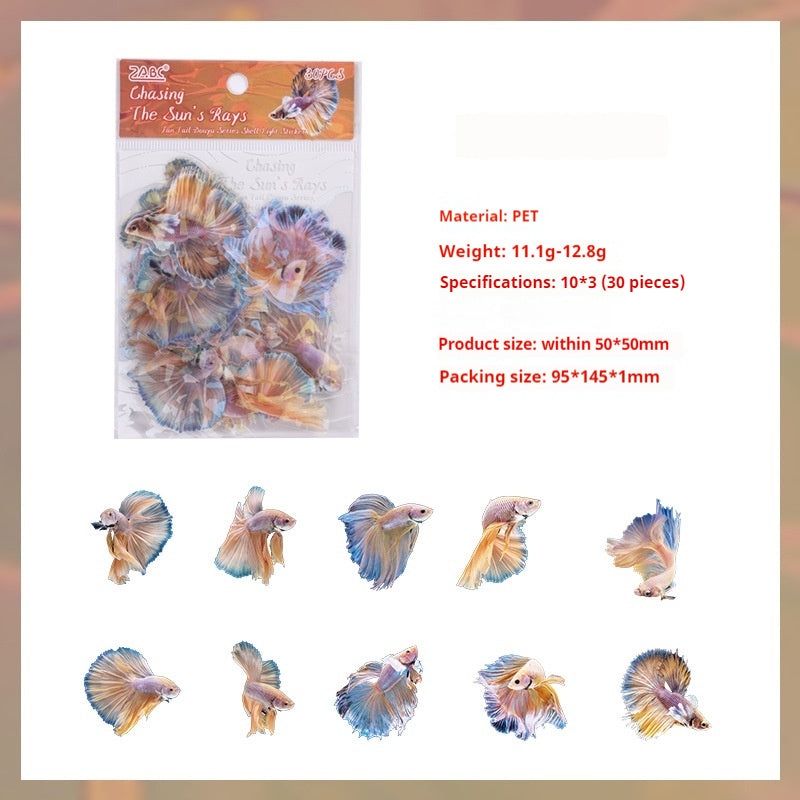 Journal sticker packs (fish)