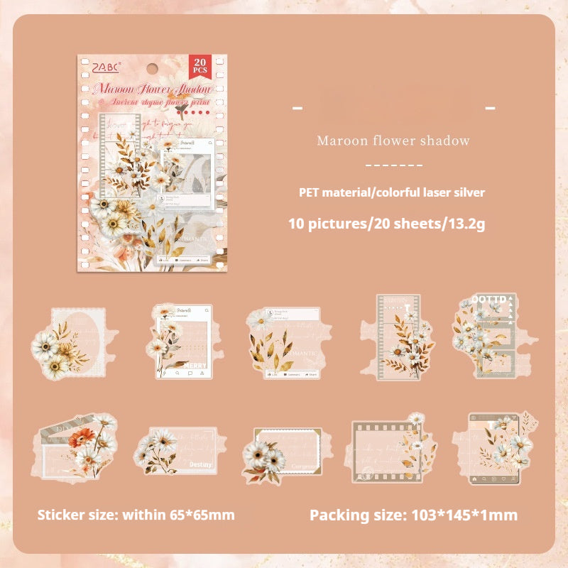 Journal sticker packs (flower)