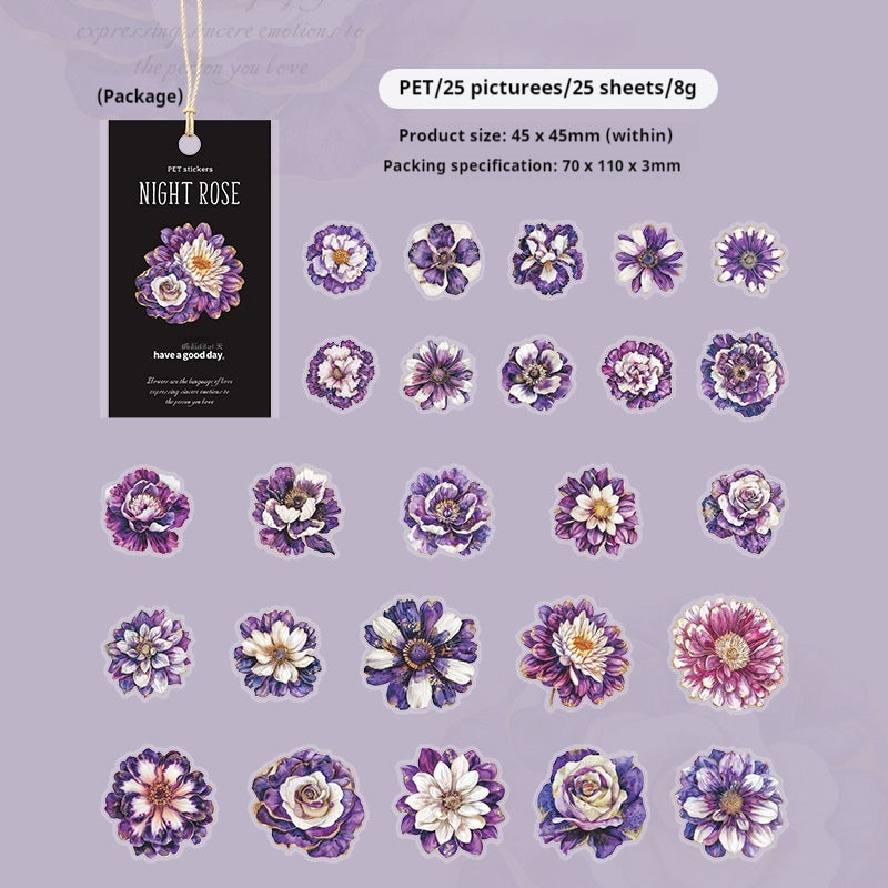 journal sticker packs (flower)