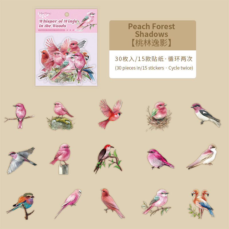 Journal sticker packs (Bird)