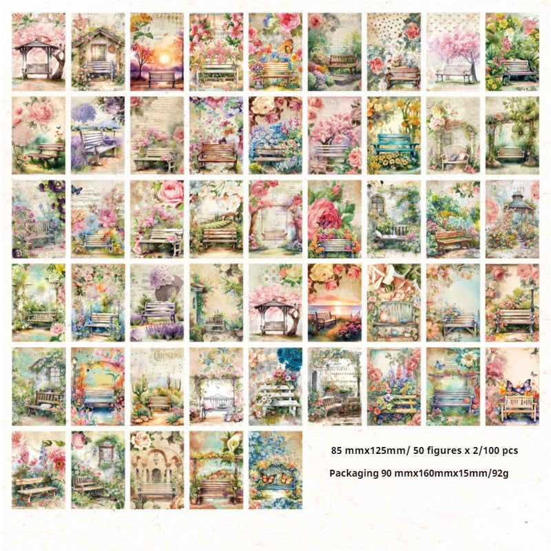 Journal paper packs (garden)