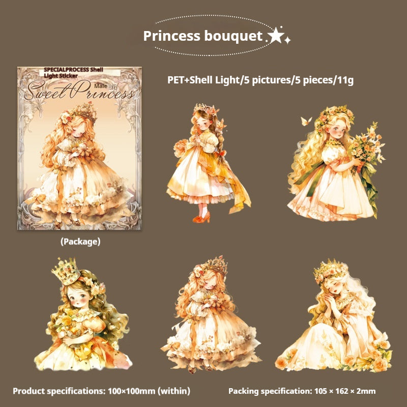 Journal sticker packs (Sweet Princess)