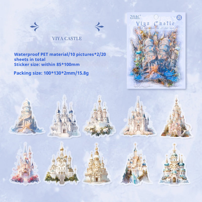 Journal sticker packs (castle）