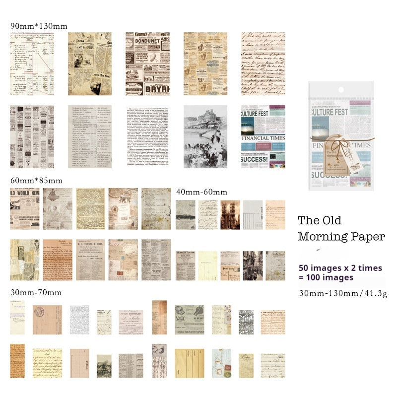 Journal material paper pack