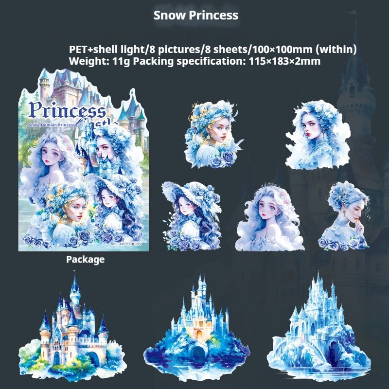 Journal sticker packs (Princess Castle)